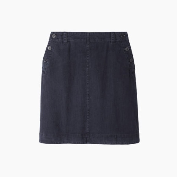 MHL by Margaret Howell Sailor Skirt in Indigo Blue Navy, XS - New - Picture 2 of 8